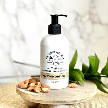 Almond Oatmeal Goat Milk Lotion - Nourishing Body Lotion