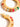 18K gold color beaded resort hoop earrings close-up