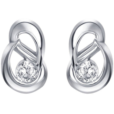 Sterling Silver Infinity Knot Earrings Hypoallergenic