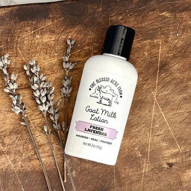 Fresh Lavender Goat Milk Lotion - Nourishing Skin Care