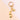 Bubble letter keychain bag charm J