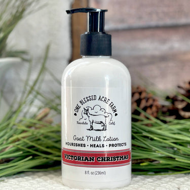 Victorian Christmas Goat Milk Lotion - Moisturizing Body Lotion