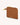 Mira & Moss Nova Compact Wallet in brown vegan leather with gold-tone hardware and zip compartment.