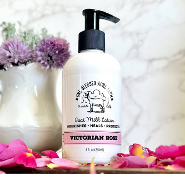Victorian Rose Goat Milk Lotion - Moisturizing Body Lotion