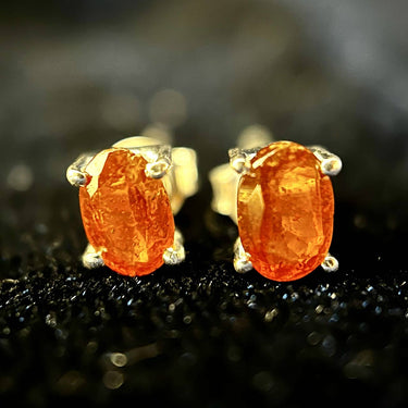 Orange Kyanite Earrings