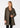 Chevron Coat with Side Pockets - Coat