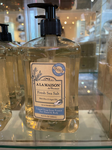 A La Maison Fresh Sea Salt Liquid Soap 16.9 fl oz - Hand Soap