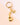 Bubble letter keychain bag charm O
