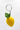 Handmade felt lemon keychain bag charm