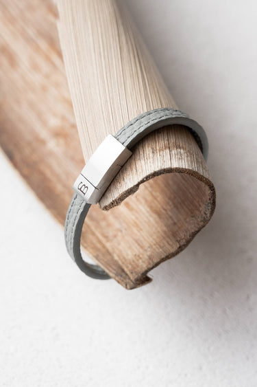 Leather Bracelet Grady - Iron