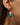 Burée 18K Gold Non-Tarnish Boho Beaded Earrings worn on ear