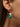 Burée 18K Gold Non-Tarnish Boho Beaded Earrings worn on ear