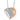 Two-Tone Sterling Silver Embellished Heart Pendant