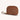 vegan wristlet makeup bag brown angled view