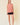Striped Yoke Top in pink full-length view on model