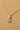 Gold Dipped Cz Circle And Teardrop Pendant Necklace - Blue - Necklace