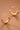 18K Gold Plated Waterproof Stainless Steel Hoop Earrings 7770 product detail showing the gold finish