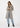 Herringbone Long Sleeve Button Front Coatigan - Coatigan