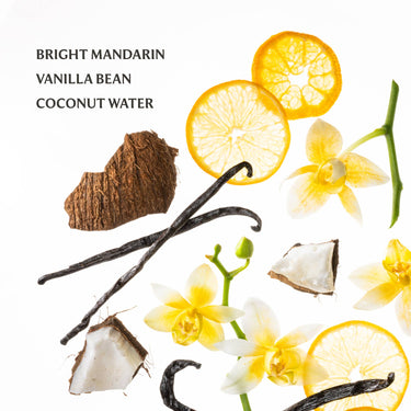 Vanilla Blossom Power Mist Hydrating Hand Sanitizer with vanilla blossom ingredients