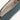 vegan wristlet makeup bag teal close-up detail
