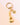 Bubble letter keychain bag charm S