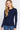 Long Sleeve Crew Neck Thermal Knit Top - NVY-navy / M - Thermals