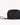 vegan wristlet makeup bag black front view
