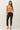 Pointelle 3/4 Sleeve Cardigan in tan front view