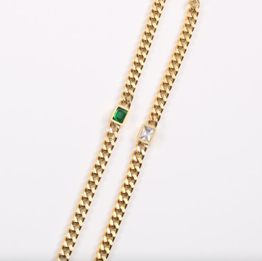 Martha - Cuban Link Chain Bracelet 8mm