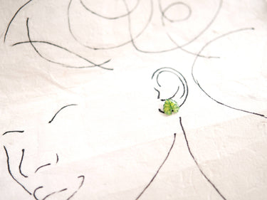 Tropical Leaf Philodendron House Plant Earrings