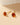Raw beauty post earrings 14kt gold plated amber close-up