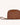 vegan wristlet makeup bag brown front view