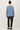 Wool Blend Ultra Soft Crewneck Classic Sweater in light blue back view