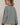 Long Sleeve with Contrast Line Detail Embroidery Tee - L / GRN-sage/charcoal - Top