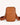 Vegan leather mini crossbody bag in a stylish brown color with a sleek design and adjustable strap.