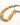 Calliope 18K Non-Tarnish Silver Gold Chain Bracelet displayed with intricate chain design.