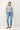 DOUBLE STRIPE SWEATER WITH RIBBED MOCK NECKLINE - Sweater