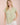 Collared V Neck Button Down Line Lace Shirt in green, featuring button closure and short sleeves, perfect for summer.