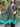 New Gray Modal Jamawar Scarf with teal patterned border
