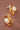 18K Gold Plated Waterproof Stainless Steel Stud Earrings 7652 displayed vertically on a neutral background