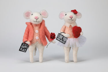 Happy Place Mice Critter Set - Decor Animal