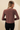 Striped Knit Cardigan back view, featuring long sleeves and a stylish button-up design.