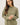 Wool Blend Ultra Soft Crewneck Classic Sweater in olive green front view