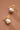 18K Gold Plated Waterproof Stainless Steel Stud Earrings 7743 displayed on a hand against a neutral background