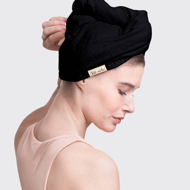 Quick Dry Hair Towel - Eco Black - Hair Towel
