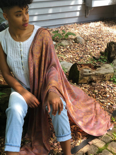 Coral Modal Jamawar Pashmina