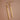 18K Gold Plated Waterproof Stainless Steel Drop Earrings 6976 displayed as a pair on a brown background