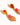 Burée 18K Gold Non-Tarnish Boho Beaded Earrings in orange and gold