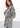 Black and White Fuzzy Long Sleeve Cardigan - Cardigan