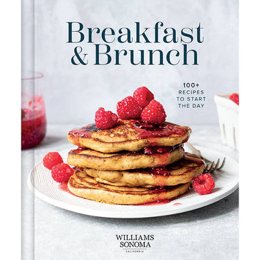Williams Sonoma Breakfast & Brunch cookbook cover with pancakes